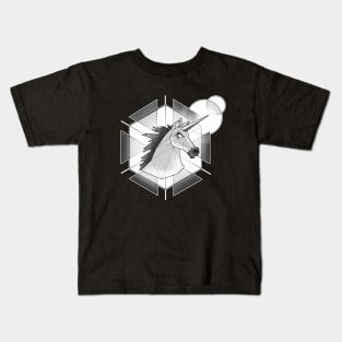 Low poly unicorn Kids T-Shirt